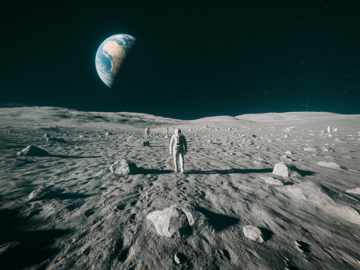 La randonnée dans des paysages lunaires