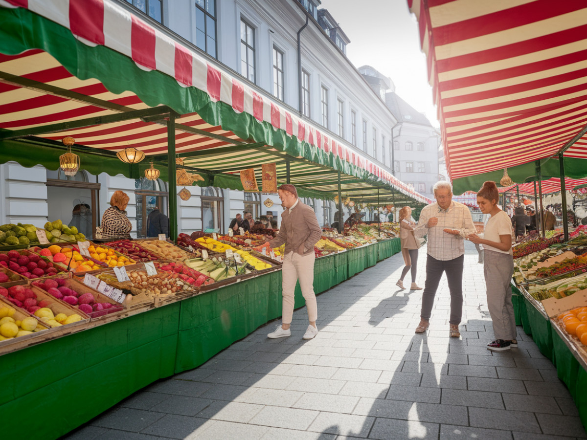 Une pause gourmande au marché Kaiser-Josef-Markt