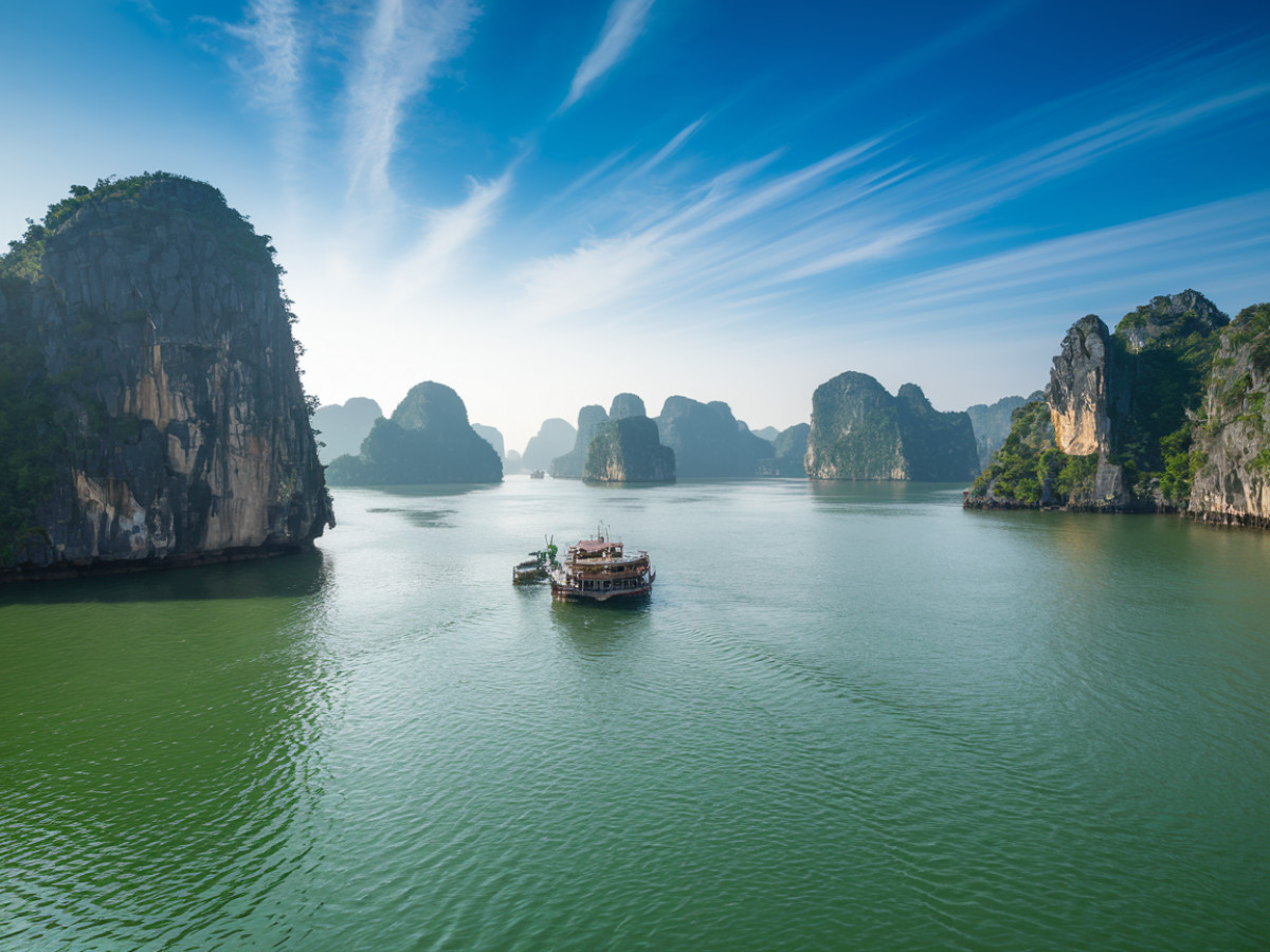 La baie d'Halong, merveille naturelle du Vietnam